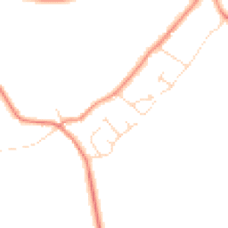 Daytime road noise heatmap for LE7 7HX