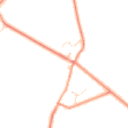 Daytime road noise heatmap for LE7 7JS