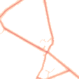 Daytime road noise heatmap for LE7 7JU
