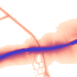 Daytime road noise heatmap for LE7 7JX