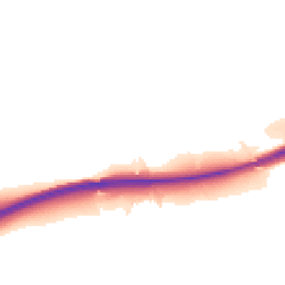 Night-time road noise heatmap for LE7 7JX