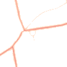 Daytime road noise heatmap for LE7 7LA