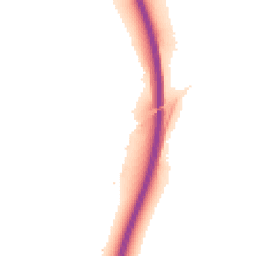 Night-time road noise heatmap for LE7 7NA