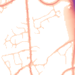 Daytime road noise heatmap for LE7 7PE