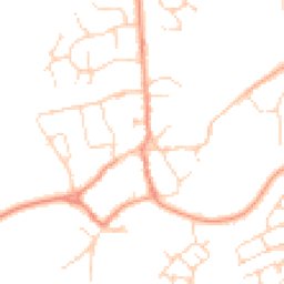Daytime road noise heatmap for LE7 7PF