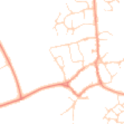 Daytime road noise heatmap for LE7 7PN