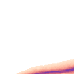 Night-time road noise heatmap for LE7 7PZ