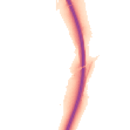 Night-time road noise heatmap for LE7 7QF