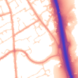 Daytime road noise heatmap for LE7 7QH