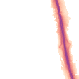 Night-time road noise heatmap for LE7 7QH