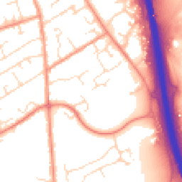 Daytime road noise heatmap for LE7 7QL
