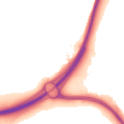 Night-time road noise heatmap for LE7 7QW
