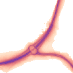 Night-time road noise heatmap for LE7 7SW