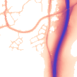 Daytime road noise heatmap for LE7 7SY