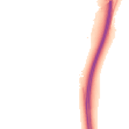 Night-time road noise heatmap for LE7 7SZ