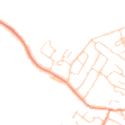 Daytime road noise heatmap for LE7 7TP