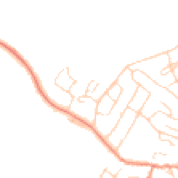 Daytime road noise heatmap for LE7 7TQ