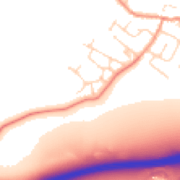 Daytime road noise heatmap for LE7 7UB