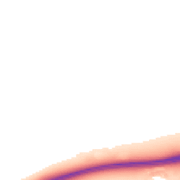 Night-time road noise heatmap for LE7 7UB