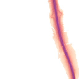Night-time road noise heatmap for LE7 7WE