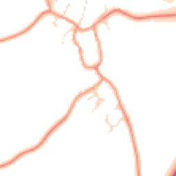 Daytime road noise heatmap for LE7 9AG