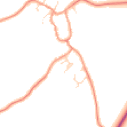 Daytime road noise heatmap for LE7 9AH