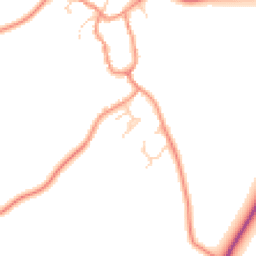 Daytime road noise heatmap for LE7 9AN