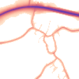 Daytime road noise heatmap for LE7 9AP