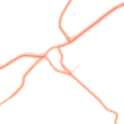 Daytime road noise heatmap for LE7 9BW