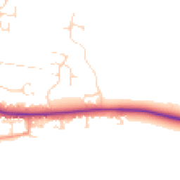 Daytime road noise heatmap for LE7 9BZ