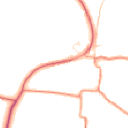 Daytime road noise heatmap for LE7 9DB