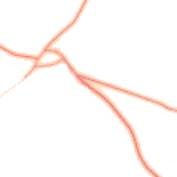 Daytime road noise heatmap for LE7 9ER