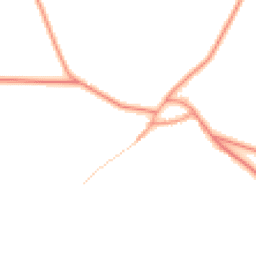 Daytime road noise heatmap for LE7 9ET