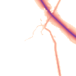 Daytime road noise heatmap for LE7 9EY