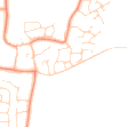 Daytime road noise heatmap for LE7 9FP