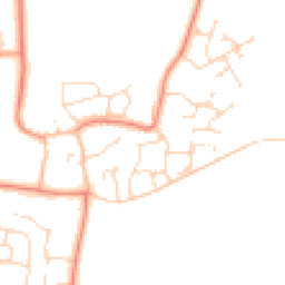 Daytime road noise heatmap for LE7 9FR