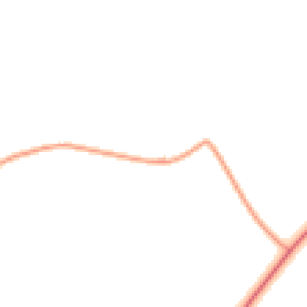 Daytime road noise heatmap for LE7 9GB
