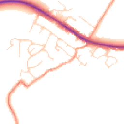 Daytime road noise heatmap for LE7 9GE