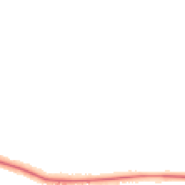 Night-time road noise heatmap for LE7 9GZ