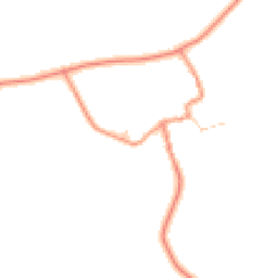 Daytime road noise heatmap for LE7 9JY