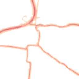Daytime road noise heatmap for LE7 9LF