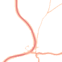 Daytime road noise heatmap for LE7 9LG