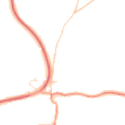 Daytime road noise heatmap for LE7 9LJ