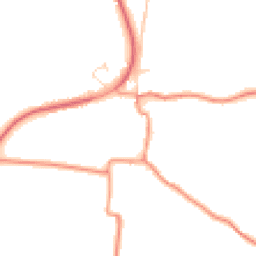 Daytime road noise heatmap for LE7 9LS
