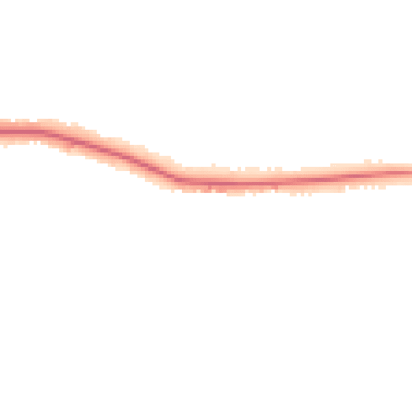 Night-time road noise heatmap for LE7 9QE