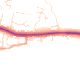 Daytime road noise heatmap for LE7 9RW