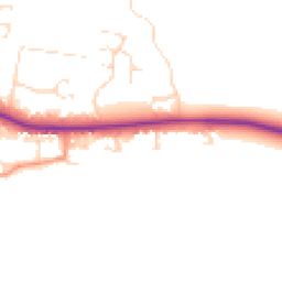 Daytime road noise heatmap for LE7 9RX