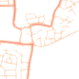 Daytime road noise heatmap for LE7 9SU