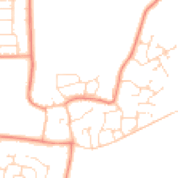 Daytime road noise heatmap for LE7 9SW