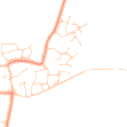 Daytime road noise heatmap for LE7 9TS